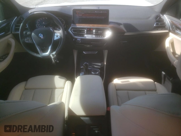 2024 BMW X4 xDrive30i with VIN 5UX33DT09R9U72809, listed as a Copart auction lot 49796485 with 7,006 mi miles and Salvage Title. Bid and sale history available at carsss.com. Image 8.