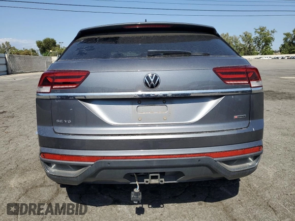 2021 Volkswagen Atlas SE with VIN 1V2KE2CA7MC230079, listed as a Copart auction lot 59273725 with 52,277 mi miles and Clean title. Bid and sale history available at DreamBid. Image 6.