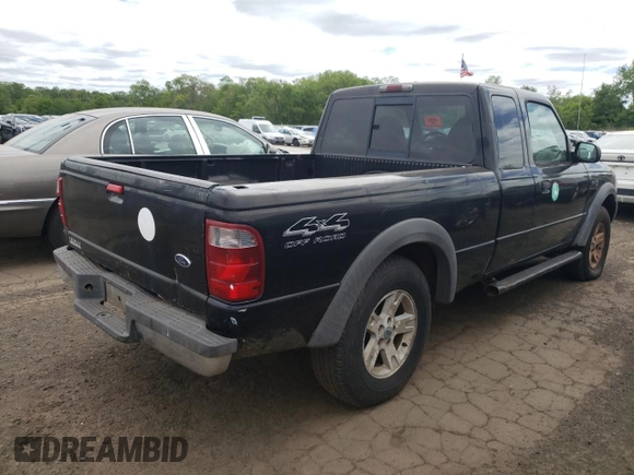 2002 Ford Ranger XL Fleet with VIN 1FTZR45E52TA14860, listed as a Copart auction lot 57704695 with 107,240 mi miles and Non repairable. Bid and sale history available at DreamBid. Image 3.