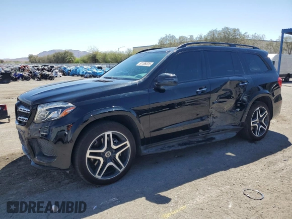 2018 Mercedes-Benz GLS with VIN 4JGDF7DE4JB068723, listed as a Copart auction lot 51189325 with 36,320 mi miles and Salvage Title. Bid and sale history available at carsss.com. Image 1.