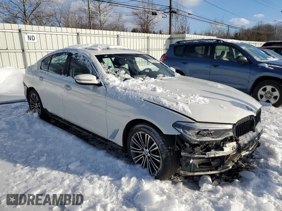 2017 BMW 5 Series 530i xDrive with VIN WBAJA7C39HG904946, listed as a Copart auction lot 44979865 with 132,890 mi miles and Salvage Title. Bid and sale history available at carsss.com. Image 4.