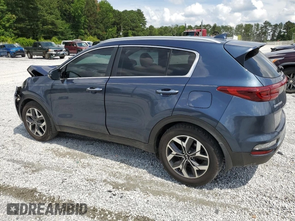 2021 Kia Sportage EX with VIN KNDPN3AC1M7891004, listed as a Copart auction lot 60195965 with 68,723 mi miles and Salvage title. Bid and sale history available at DreamBid. Image 2.