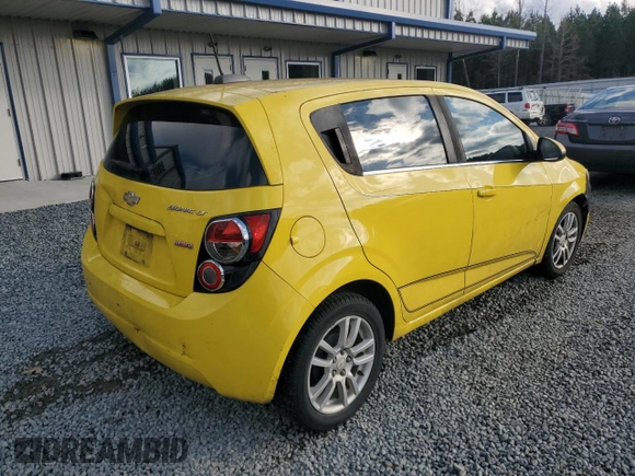 2016 Chevrolet Sonic LT with VIN 1G1JC6SB0G4101838, listed as a Copart auction lot 87365014 with 129,357 mi miles and Clean Title. Bid and sale history available at carsss.com. Image 3.