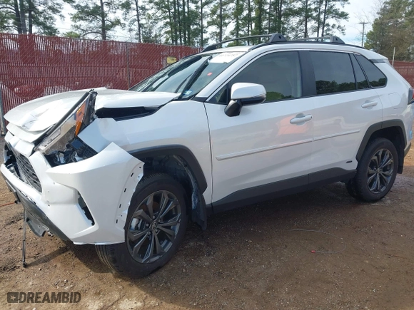2024 Toyota RAV4 Hybrid XLE Premium with VIN 2T3B6RFV2RW077072, listed as a IAAI auction lot 41724757 with 3,829 mi miles. Bid and sale history available at carsss.com. Image 18.