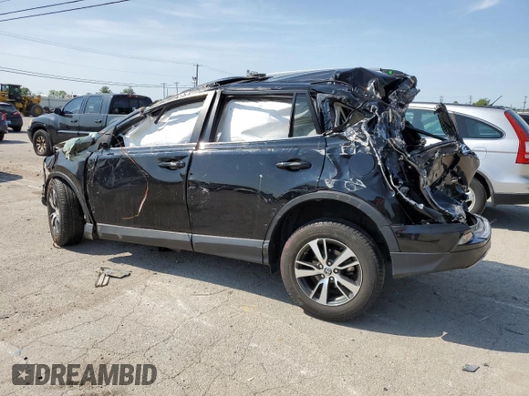 2018 Toyota RAV4 XLE z VIN 2T3RFREV5JW767239, wystawiony jako Copart lot #53781833 z przebiegiem Nie podano mil oraz Szkoda całkowita • Salvage title. Historia ofert i sprzedaży dostępna na DreamBid. Obrazek 2.