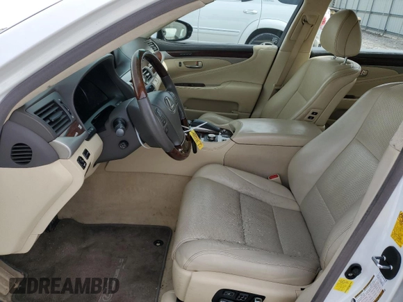 2014 Lexus LS 460 L with VIN JTHDL5EF4E5006895, listed as a Copart auction lot 41365124 with 116,785 mi miles and Salvage title. Bid and sale history available at DreamBid. Image 7.