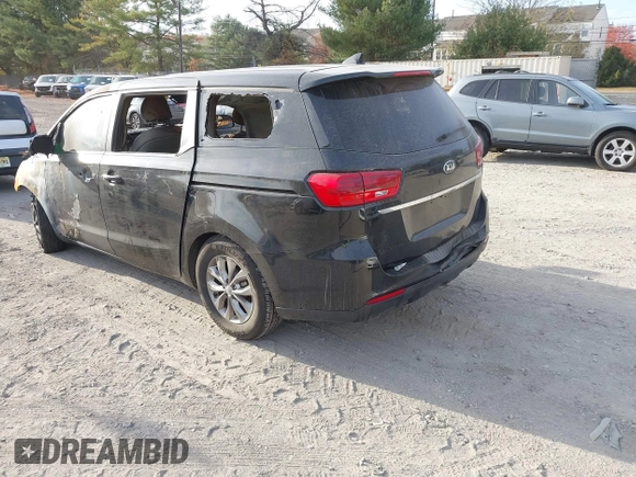 2021 Kia Sedona LX with VIN KNDMB5C1XM6673667, listed as a IAAI auction lot 40759077 with Not Provided miles and . Bid and sale history available at carsss.com. Image 3.