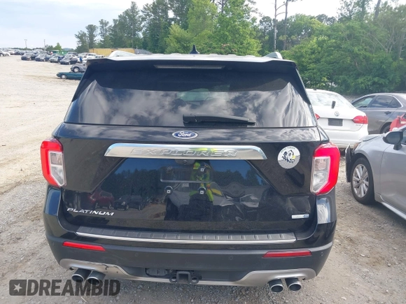 2020 Ford Explorer Platinum with VIN 1FM5K8HCXLGA34791, listed as a IAAI auction lot 42329315 with 65,820 mi miles and . Bid and sale history available at DreamBid. Image 16.