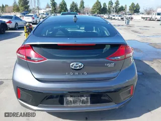 2018 Hyundai Ioniq Hybrid Blue with VIN KMHC65LC0JU065418, listed as a IAAI auction lot 41588505 with 99,069 mi miles. Bid and sale history available at carsss.com. Image 16.