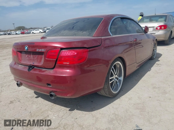 2011 BMW 3 Series 335i with VIN WBADX7C52BE261047, listed as a IAAI auction lot 41740740 with 72,000 mi miles and . Bid and sale history available at DreamBid. Image 4.