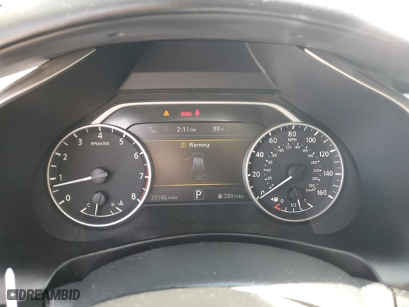 2017 Nissan Murano SL with VIN 5N1AZ2MG7HN104833, listed as a Copart auction lot 72215864 with 77,146 mi miles and Salvage Title. Bid and sale history available at carsss.com. Image 9.
