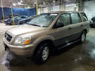 2004 Honda Pilot LX z VIN 2HKYF18134H593530, wystawiony jako Copart lot #49894325 z przebiegiem 197 102 mil mil oraz Czysty tytuł • Clean title. Historia ofert i sprzedaży dostępna na DreamBid. Obrazek 1.