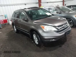 2010 Honda CR-V EX-L z VIN 5J6RE4H75AL016593, wystawiony jako IAAI lot #42407388 z przebiegiem 92 609 mil mil oraz . Historia ofert i sprzedaży dostępna na DreamBid. Obrazek 1.