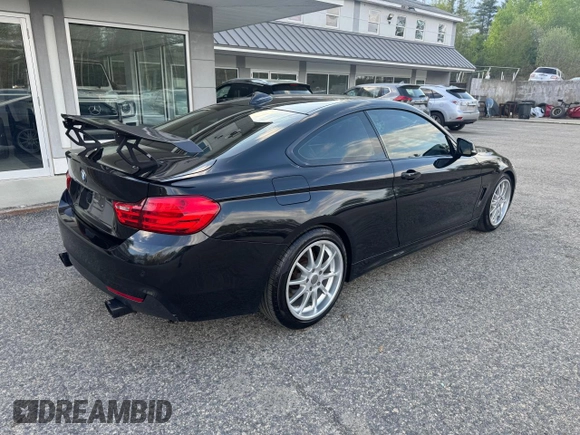 2014 BMW 4 Series 435i xDrive with VIN WBA3R5C50EF784642, listed as a Copart auction lot 56781275 with 80,550 mi miles and Clean title. Bid and sale history available at DreamBid. Image 4.