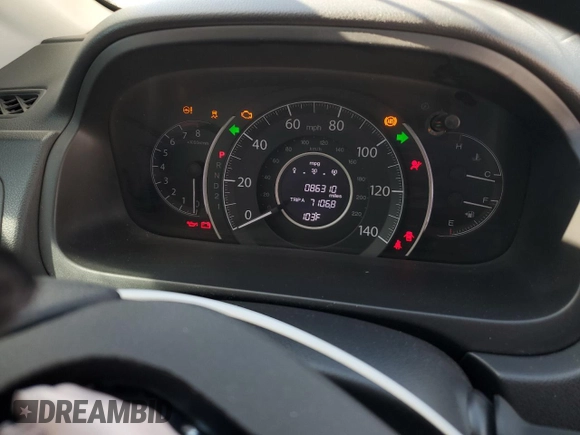 2013 Honda CR-V LX with VIN 2HKRM3H36DH509627, listed as a Copart auction lot 63880025 with 86,310 mi miles and Salvage title. Bid and sale history available at DreamBid. Image 9.