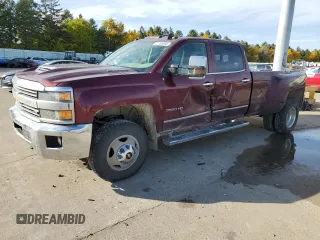 2017 Chevrolet Silverado 3500HD LTZ with VIN 1GC4K0CY3HF129453, listed as a Copart auction lot 77755064 with 0 mi miles and Salvage Title. Bid and sale history available at carsss.com. Image 1.