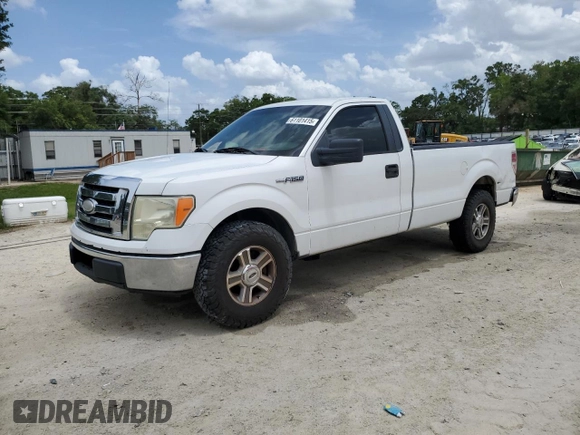 2009 Ford F-150 XL with VIN 1FTRF12W89KB56933, listed as a Copart auction lot 61101415 with 189,462 mi miles and Salvage title. Bid and sale history available at DreamBid. Image 1.