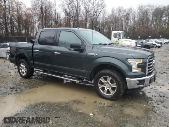 2015 Ford F-150 XLT with VIN 1FTEW1EF9FKD13777, listed as a Copart auction lot 47982534 with 165,364 mi miles and Salvage title. Bid and sale history available at DreamBid. Image 4.