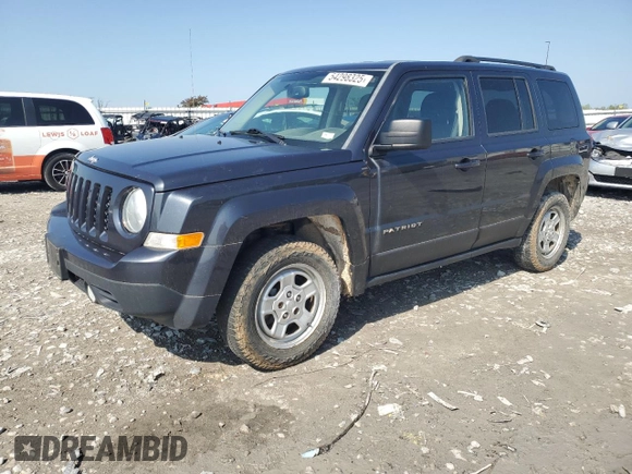2016 Jeep Patriot Sport z VIN 1C4NJRBB3GD585844, wystawiony jako Copart lot #54298325 z przebiegiem 148 491 mil mil oraz Szkoda całkowita • Salvage title. Historia ofert i sprzedaży dostępna na DreamBid. Obrazek 1.