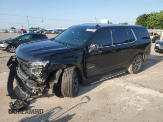 2021 Chevrolet Tahoe LT с VIN 1GNSCNKT0MR307343, выставлен на аукционе Copart как лот 59196075 с пробегом 91 200 миль миль и Списание • Salvage title. История ставок и продаж доступна на DreamBid. Изображение 1.