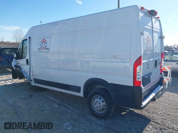 2019 Ram ProMaster Cargo with VIN 3C6TRVDG0KE503696, listed as a IAAI auction lot 41193173 with Not Provided miles and . Bid and sale history available at carsss.com. Image 3.