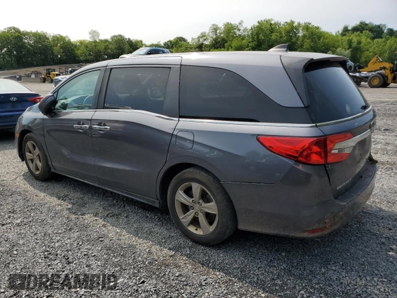 2019 Honda Odyssey EX with VIN 5FNRL6H59KB032323, listed as a Copart auction lot 58303005 with 248,486 mi miles and Salvage title. Bid and sale history available at DreamBid. Image 2.