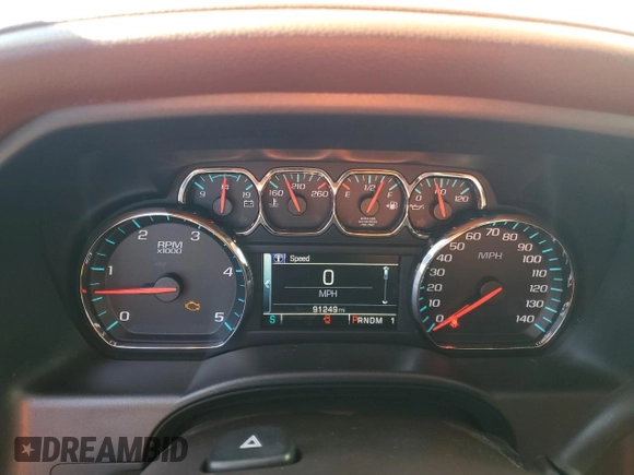 2016 Chevrolet Silverado 3500HD High Country with VIN 1GC4K1E82GF221171, listed as a Copart auction lot 49282265 with 91,249 mi miles and Salvage Title. Bid and sale history available at carsss.com. Image 9.