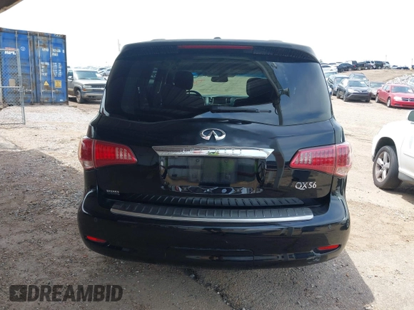 2012 Infiniti QX56 7-passenger with VIN JN8AZ2NEXC9015233, listed as a IAAI auction lot 42228817 with 110,020 mi miles and . Bid and sale history available at DreamBid. Image 16.