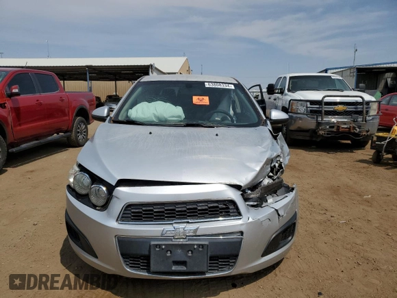 2015 Chevrolet Sonic LS with VIN 1G1JB6SH4F4198631, listed as a Copart auction lot 63808334 with 147,662 mi miles and Salvage title. Bid and sale history available at DreamBid. Image 5.