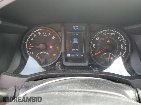 2022 Toyota Tacoma SR with VIN 3TYRX5GN4NT056226, listed as a Copart auction lot 57144445 with 56,279 mi miles and Clean title. Bid and sale history available at DreamBid. Image 9.