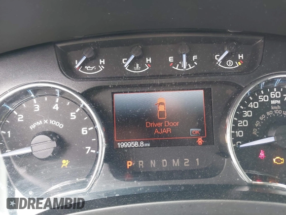 2012 Ford F-150 XL with VIN 1FTFW1CT3CKE02267, listed as a IAAI auction lot 41868205 with 199,958 mi miles. Bid and sale history available at carsss.com. Image 15.