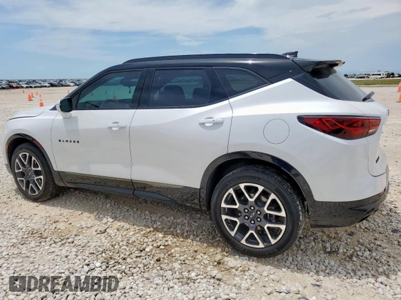 2023 Chevrolet Blazer RS с VIN 3GNKBERS5PS136395, выставлен на аукционе Copart как лот 62314785 с пробегом 17 423 миль миль и Списание • Salvage title. История ставок и продаж доступна на DreamBid. Изображение 2.