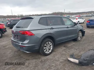 2019 Volkswagen Tiguan S with VIN 3VV0B7AX1KM046808, listed as a IAAI auction lot 41911225 with 62,972 mi miles and . Bid and sale history available at DreamBid. Image 4.