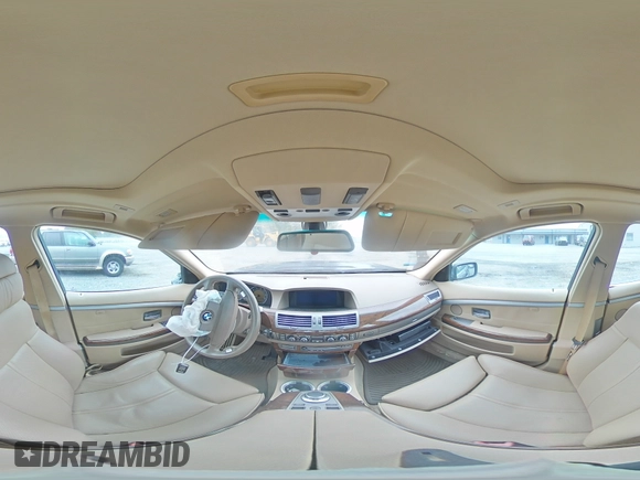 2006 BMW 7 Series 750i with VIN WBAHL83556DT02690, listed as a Copart auction lot 71418054 with 108,503 mi miles and Salvage Title. Bid and sale history available at carsss.com. Image 12.