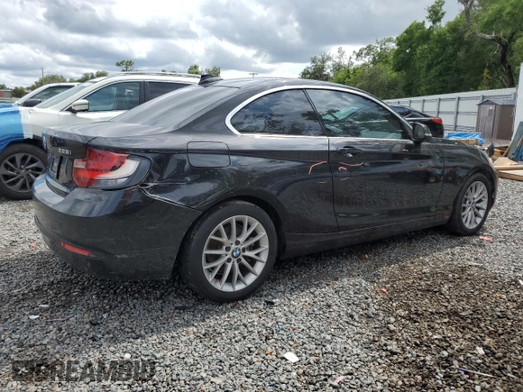 2016 BMW 2 Series 228i with VIN WBA1F9C5XGV546524, listed as a Copart auction lot 56698965 with 108,459 mi miles and Salvage title. Bid and sale history available at DreamBid. Image 3.