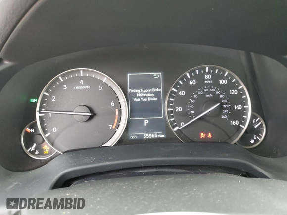 2022 Lexus RX 350L with VIN JTJHZKFA8N2038704, listed as a Copart auction lot 57292775 with 35,565 mi miles and Salvage title. Bid and sale history available at DreamBid. Image 9.