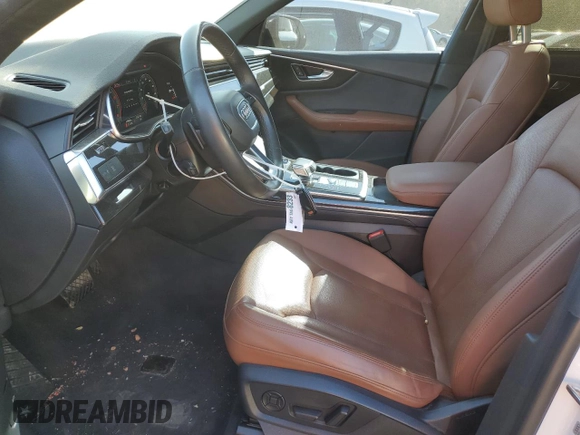 2022 Audi Q8 Premium Plus with VIN WA1EVBF13ND009465, listed as a Copart auction lot 76767644 with 49,868 mi miles and Salvage Title. Bid and sale history available at carsss.com. Image 7.