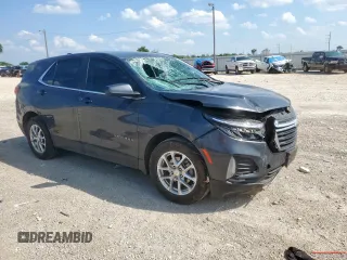 2023 Chevrolet Equinox LT with VIN 3GNAXKEG2PS175376, listed as a Copart auction lot 58244925 with 41,710 mi miles and Salvage title. Bid and sale history available at DreamBid. Image 4.