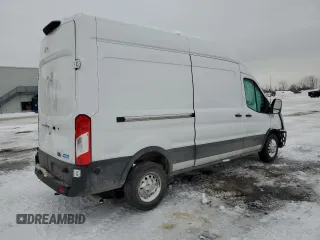 2023 Ford Transit Cargo with VIN 1FTBR2X84PKB44056, listed as a Copart auction lot 40418174 with Not Provided miles and Salvage Title. Bid and sale history available at DreamBid. Image 3.
