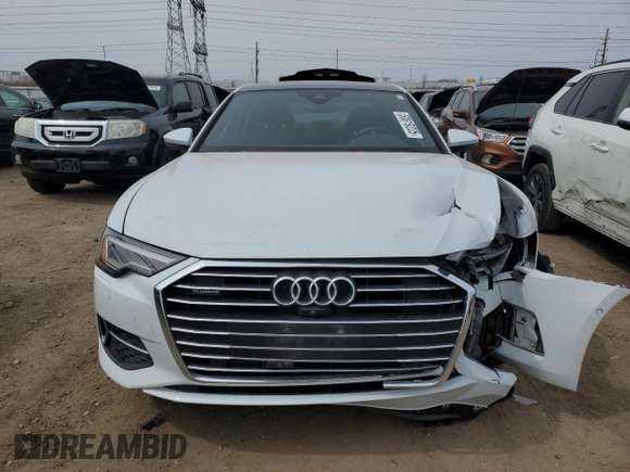 2019 Audi A6 Premium Plus with VIN WAUE8AF22KN117577, listed as a Copart auction lot 50819225 with 28,204 mi miles and Salvage Title. Bid and sale history available at carsss.com. Image 5.