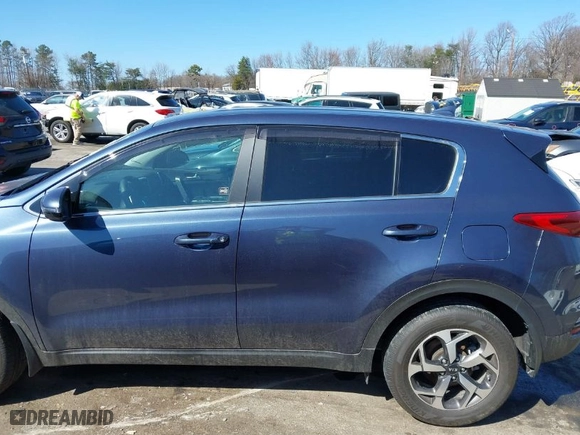 2021 Kia Sportage LX with VIN KNDPM3AC8M7855720, listed as a IAAI auction lot 41772936 with 17,071 mi miles. Bid and sale history available at carsss.com. Image 14.