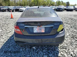 2013 Mercedes-Benz C 300 Sport with VIN WDDGF8AB3DR246513, listed as a Copart auction lot 52407915 with 93,713 mi miles and Salvage Title. Bid and sale history available at DreamBid. Image 6.
