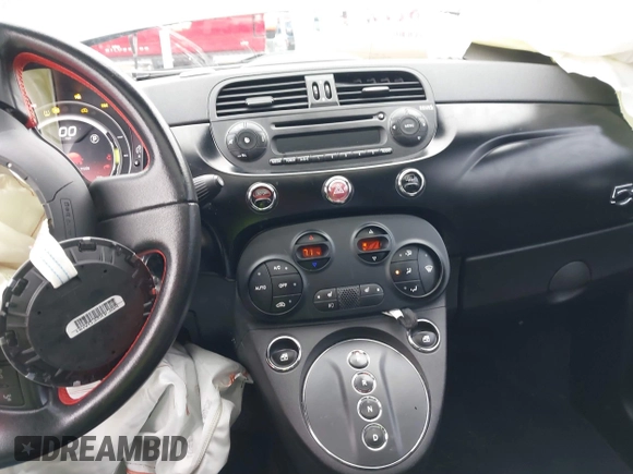 2015 FIAT 500e with VIN 3C3CFFGE7FT561599, listed as a IAAI auction lot 41478338 with 48,137 mi miles. Bid and sale history available at carsss.com. Image 18.