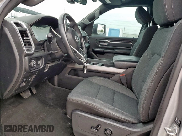 2021 Ram 1500 Lone Star with VIN 1C6RREFTXMN501408, listed as a Copart auction lot 58558545 with 50,076 mi miles and Salvage title. Bid and sale history available at DreamBid. Image 7.