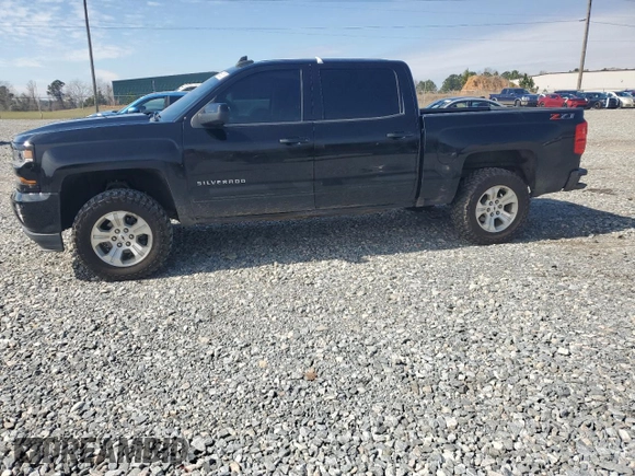 2018 Chevrolet Silverado 1500 LT with VIN 3GCUKREC3JG425552, listed as a Copart auction lot 46662535 with 122,469 mi miles and Salvage Title. Bid and sale history available at carsss.com. Image 1.