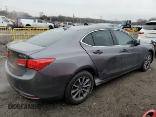 2019 Acura TLX with VIN 19UUB1F39KA007210, listed as a Copart auction lot 43284185 with 88,168 mi miles and Salvage Title. Bid and sale history available at carsss.com. Image 3.