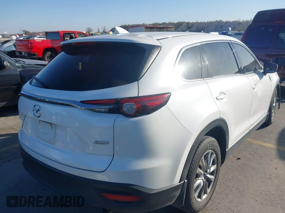 2018 Mazda CX-9 Touring with VIN JM3TCACY1J0216721, listed as a IAAI auction lot 41817553 with 77,669 mi miles. Bid and sale history available at carsss.com. Image 4.