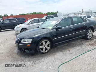 2007 Audi A8 with VIN WAULV44E67N025734, listed as a IAAI auction lot 42350656 with 202,199 mi miles and . Bid and sale history available at DreamBid. Image 2.