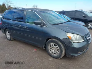 2006 Honda Odyssey EX with VIN 5FNRL38466B439222, listed as a IAAI auction lot 41384201 with 232,351 mi miles and . Bid and sale history available at DreamBid. Image 1.