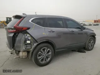 2022 Honda CR-V EX with VIN 5J6RW1H54NA015673, listed as a Copart auction lot 43639825 with 23,135 mi miles and Salvage Title. Bid and sale history available at carsss.com. Image 3.